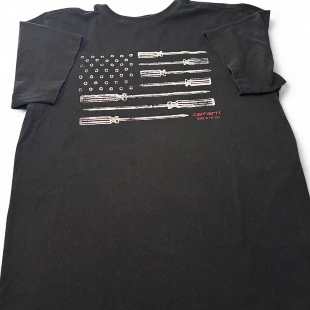 Carhartt Graphic T-Shirt M Relaxed Fit Made in USA